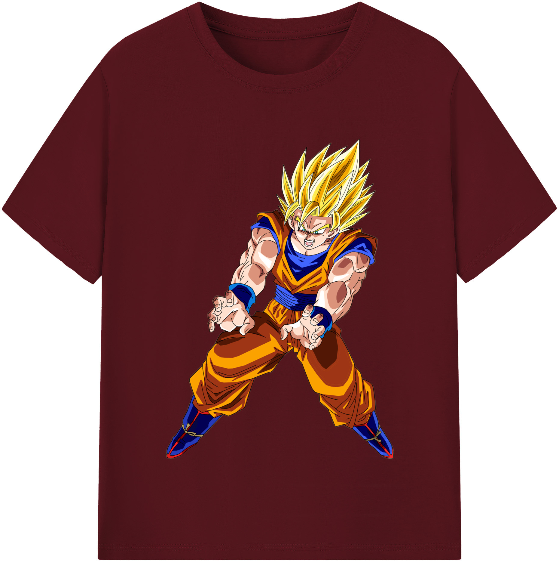 （画像用） ドラゴンボール 孫悟空（そん ごくう）Son Goku カカロット DRAGON BALL Kakarotto 綿100％半袖Tシャツ（フロントプリント）